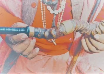 The horn used by the jogis