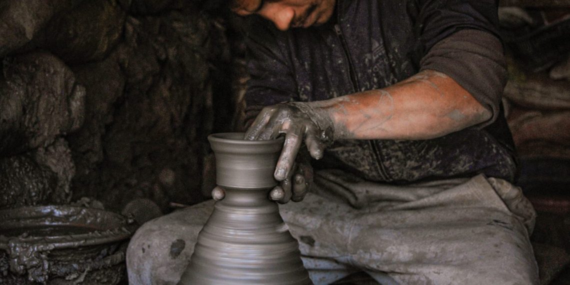 The Gritty Sensation of Handling Clay 