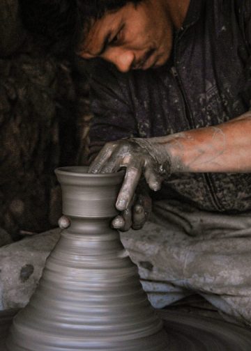 The Gritty Sensation of Handling Clay 